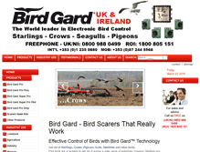 Tablet Screenshot of birdgard.co.uk